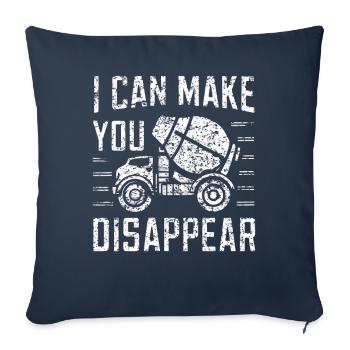 Concrete Polisher Concrete Paver Construction Worker Concrete Zeme - Sofa pillowcase 17,3'' x 17,3'' (45 x 45 cm) - navy - Front