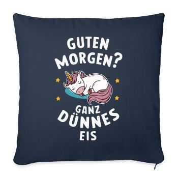 Unicorn Unicorns Mythical Creatures Mystical - Sofa pillowcase 17,3'' x 17,3'' (45 x 45 cm) - navy - Front