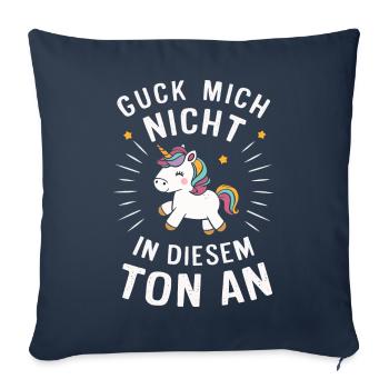 Unicorn Unicorns Mythical Creatures Mystical - Sofa pillowcase 17,3'' x 17,3'' (45 x 45 cm) - navy - Front