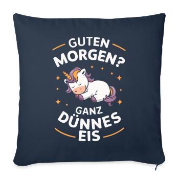Unicorn Unicorns Mythical Creatures Mystical - Sofa pillowcase 17,3'' x 17,3'' (45 x 45 cm) - navy - Front