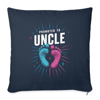 Uncle Fmilie Great-Uncle Uncle - Sofa pillowcase 17,3'' x 17,3'' (45 x 45 cm) - navy - Front