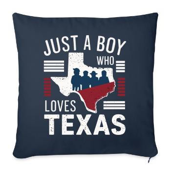 Texas State Texans Texas - Sofa pillowcase 17,3'' x 17,3'' (45 x 45 cm) - navy - Front