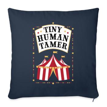 Cirque Carnaval Carnaval - Housse de coussin décorative 45 x 45 cm - bleu marine - Devant