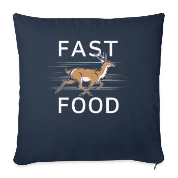 Funny, sarcasm, sarcastic humor, irony - Sofa pillowcase 17,3'' x 17,3'' (45 x 45 cm) - navy - Front