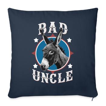 Uncle Fmilie Great-Uncle Uncle - Sofa pillowcase 17,3'' x 17,3'' (45 x 45 cm) - navy - Front
