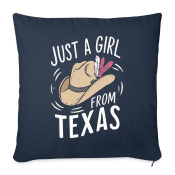 Texas State Texans Texas - Sofa pillowcase 17,3'' x 17,3'' (45 x 45 cm) - navy - Front