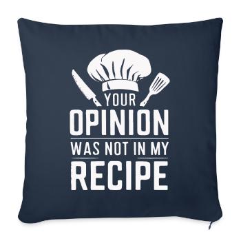 Chef Cooking Cheff Bäker - Sofa pillowcase 17,3'' x 17,3'' (45 x 45 cm) - navy - Front
