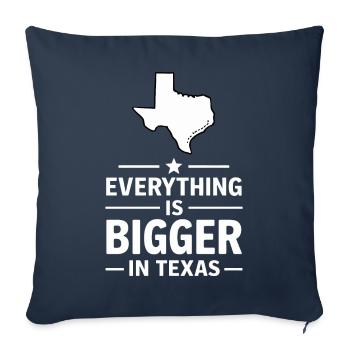 Texas State Texans Texas - Sofa pillowcase 17,3'' x 17,3'' (45 x 45 cm) - navy - Front