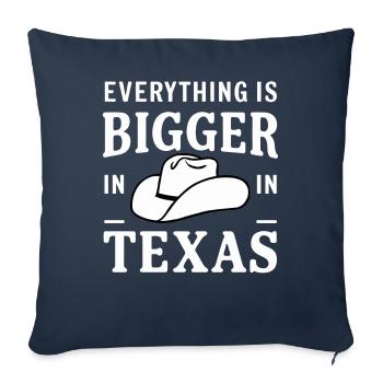 Texas State Texans Texas - Sofa pillowcase 17,3'' x 17,3'' (45 x 45 cm) - navy - Front