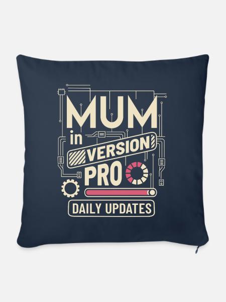 Mama VERSION PRO - Sofakissenbezug 45 x 45 cm - Navy