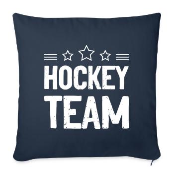 Hockey Team - Sofakissenbezug 45 x 45 cm - Navy - Vorne