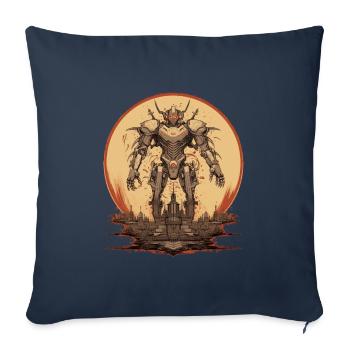 Mecha - Sofa pillowcase 17,3'' x 17,3'' (45 x 45 cm) - navy - Front