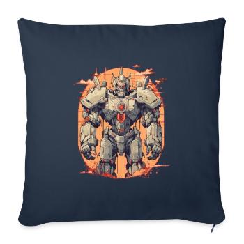 Mecha - Sofa pillowcase 17,3'' x 17,3'' (45 x 45 cm) - navy - Front