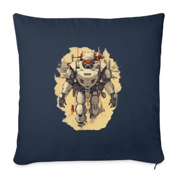 Mecha - Sofa pillowcase 17,3'' x 17,3'' (45 x 45 cm) - navy - Front
