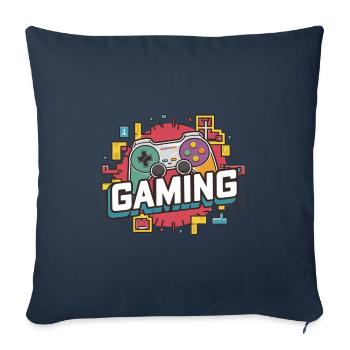 Gaming - Controllers - Sofa pillowcase 17,3'' x 17,3'' (45 x 45 cm) - navy - Front