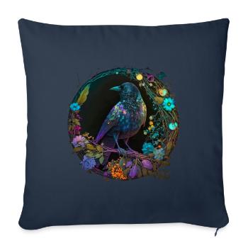 The Raven - Sofa pillowcase 17,3'' x 17,3'' (45 x 45 cm) - navy - Front