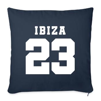 Ibiza 23 - Sofa pillowcase 17,3'' x 17,3'' (45 x 45 cm) - navy - Front