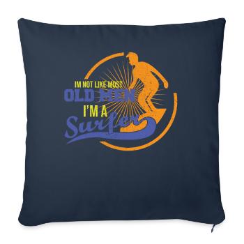 Surfer Surfer Surfer - Sofakissenbezug 45 x 45 cm - Navy - Vorne