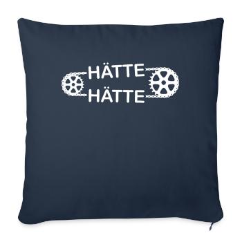 Hätte Hätte Fahrradkette Fahrrad - Sofakissenbezug 45 x 45 cm - Navy - Vorne