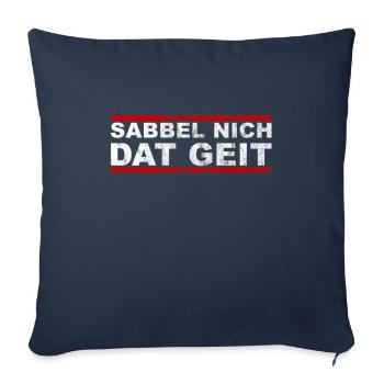 Sabbel Nich Dat Geit - Sofakissenbezug 45 x 45 cm - Navy - Vorne