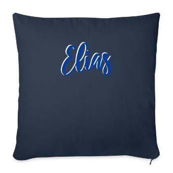 Elias - Sofa pillowcase 17,3'' x 17,3'' (45 x 45 cm) - navy - Front