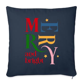 Christmas - Sofa pillowcase 17,3'' x 17,3'' (45 x 45 cm) - navy - Front