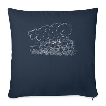 Dampflok Baureihe 38 BR 38 Preußische P8 - Sofakissenbezug 45 x 45 cm - Navy - Vorne