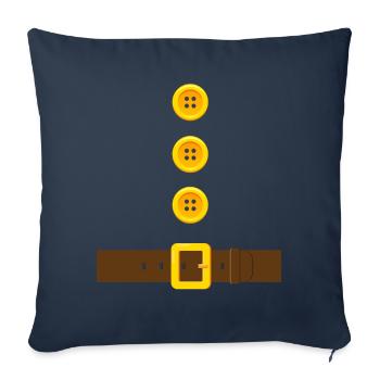Zwergen Kostüm Zwerge Fantasy Fun - Sofakissenbezug 45 x 45 cm - Navy - Vorne