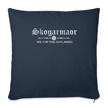 Outcast Vikings - Skogarmaor - Sofa pillowcase 17,3'' x 17,3'' (45 x 45 cm) - navy - Front