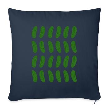 Pickles Costume Cucumber Pickle - Sofa pillowcase 17,3'' x 17,3'' (45 x 45 cm) - navy - Front