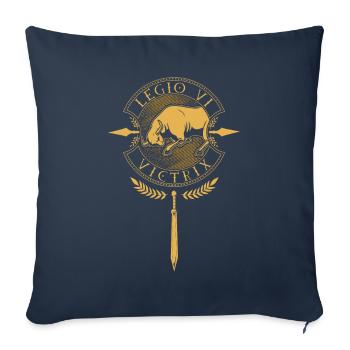 Legio VI Victrix - Römische Legion - Sofakissenbezug 45 x 45 cm - Navy - Vorne