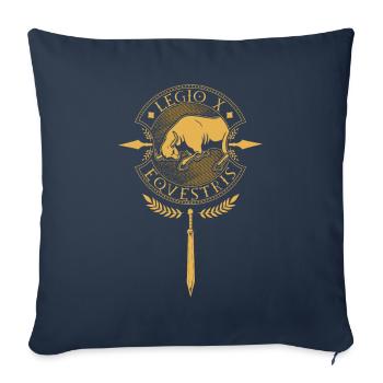Legio X Equestris - Römische Legion - Sofakissenbezug 45 x 45 cm - Navy - Vorne