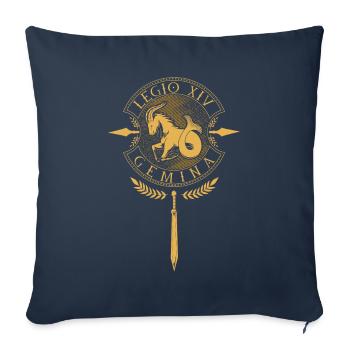 Legio XIV Gemina - Römische Legion - Sofakissenbezug 45 x 45 cm - Navy - Vorne