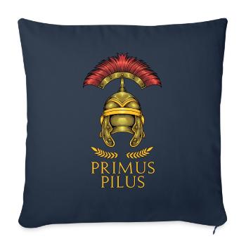 Roman Legionnaire - Primus Pilus - Sofa pillowcase 17,3'' x 17,3'' (45 x 45 cm) - navy - Front