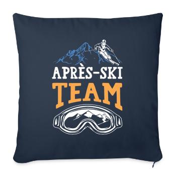Après Ski Team - Sofa pillowcase 17,3'' x 17,3'' (45 x 45 cm) - navy - Front