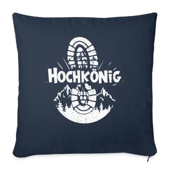 Hochkönig hiking Snowboarding Austria - Sofa pillowcase 17,3'' x 17,3'' (45 x 45 cm) - navy - Front