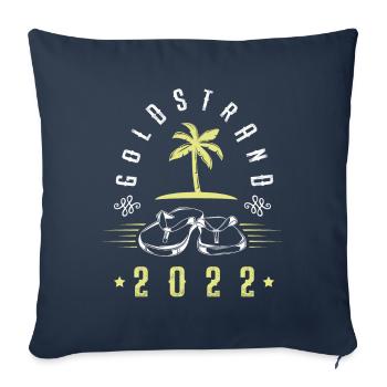 Golden Sands 2022 - Sofa pillowcase 17,3'' x 17,3'' (45 x 45 cm) - navy - Front