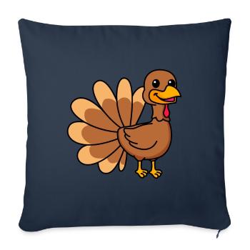 Truthan Comic Tier - Sofakissenbezug 45 x 45 cm - Navy - Vorne