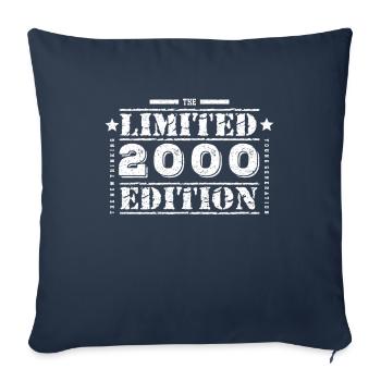 22 ans 2000 Édition Limitée 22ème anniversaire - Housse de coussin décorative 45 x 45 cm - bleu marine - Devant