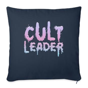 Chef de secte Pastel Goth Occult Witchcraft Gesch - Housse de coussin décorative 45 x 45 cm - bleu marine - Devant