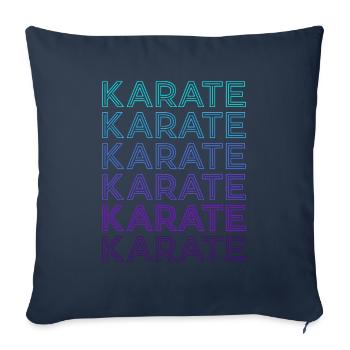 Karate Retro - Sofakissenbezug 45 x 45 cm - Navy - Vorne
