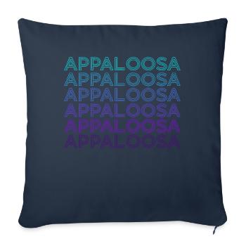 Appaloosa Pferd Retro - Sofakissenbezug 45 x 45 cm - Navy - Vorne