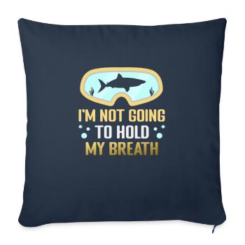 Scuba Diver Design Instructor Snorkeling - Sofa pillowcase 17,3'' x 17,3'' (45 x 45 cm) - navy - Front