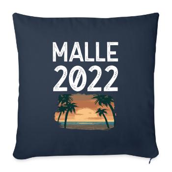 Malle 2022 - Sofa pillowcase 17,3'' x 17,3'' (45 x 45 cm) - navy - Front