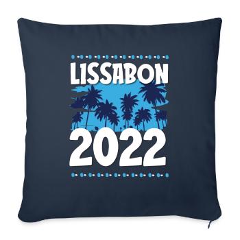 Lissabon 2022 - Sofakissenbezug 45 x 45 cm - Navy - Vorne