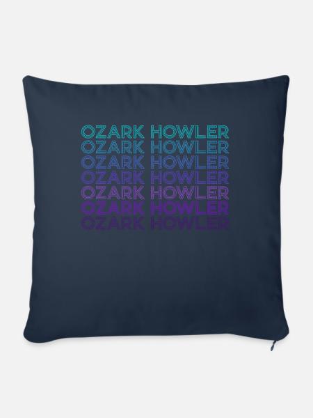 Ozark Howler Kryptide Kryptozoologie Retro - Sofakissenbezug 45 x 45 cm - Navy