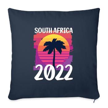South Africa 2022 - Sofa pillowcase 17,3'' x 17,3'' (45 x 45 cm) - navy - Front
