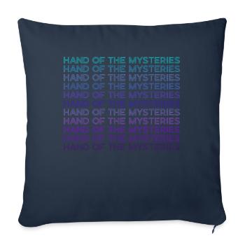 Hand of Secrets Alchemy Alchemist Retro - Sofa pillowcase 17,3'' x 17,3'' (45 x 45 cm) - navy - Front