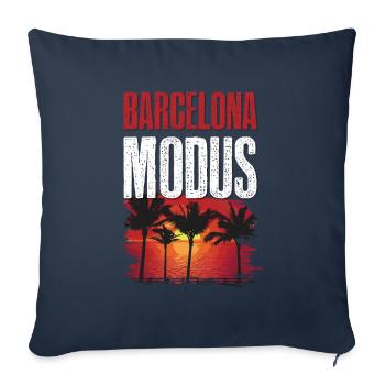 Barcelona Modus - Sofakissenbezug 45 x 45 cm - Navy - Vorne