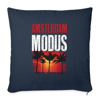 Amsterdam Modus - Sofakissenbezug 45 x 45 cm - Navy - Vorne
